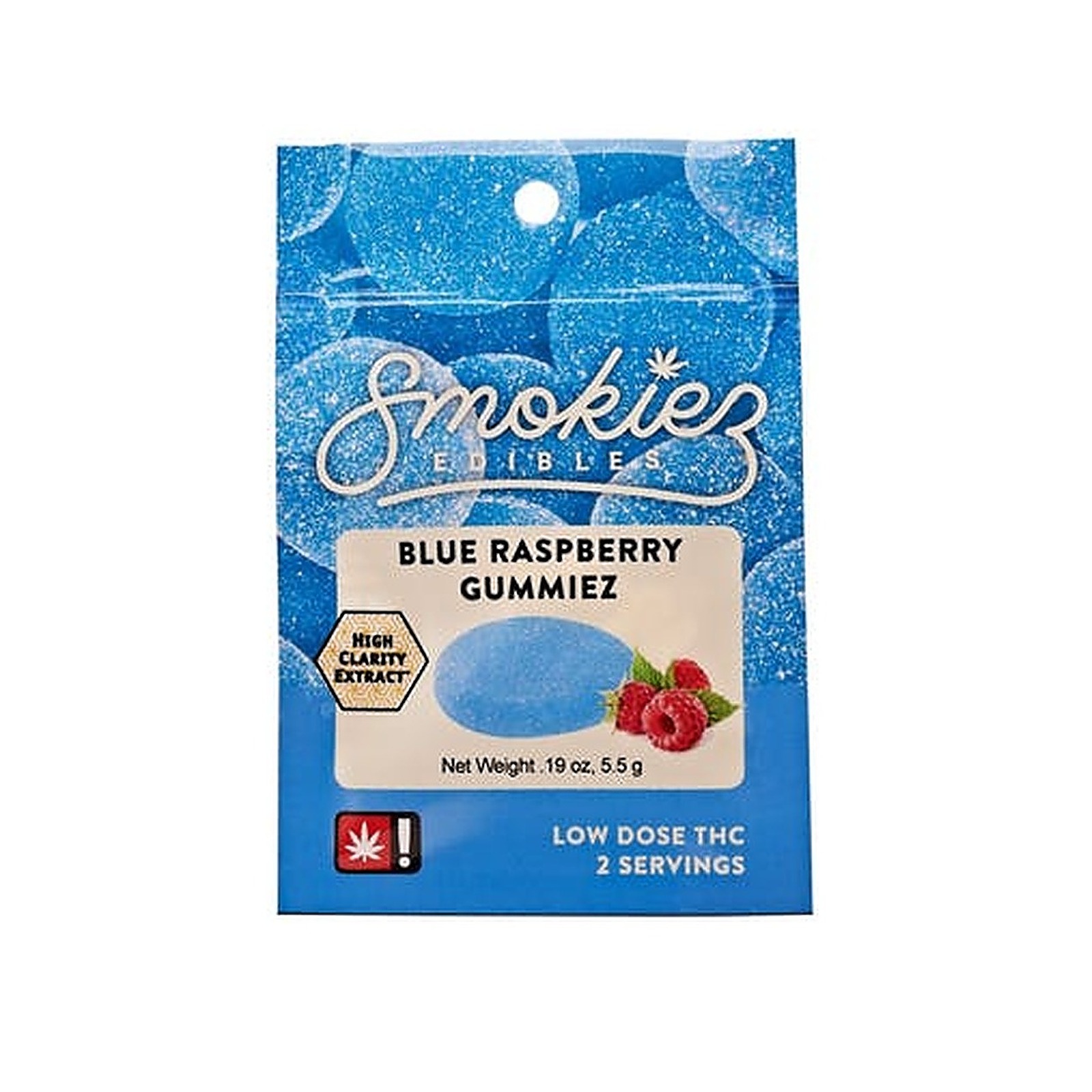 10MG Sour Blue Raspberry Gummy